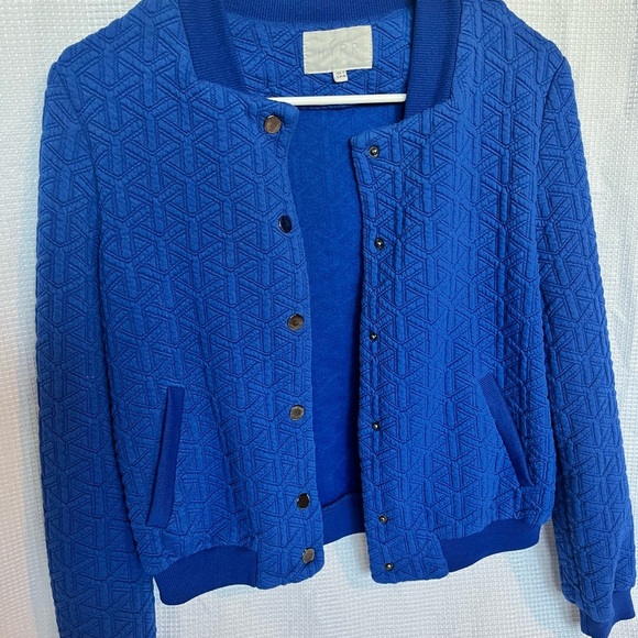 Hypr Button Up Sweatshirt Jacket Women’s Sz S - Picture 8 of 9